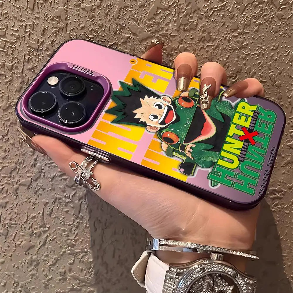 Games H-HUNTER HUNTER Phone Case For IPhone 17 16 15 14 13 12 11 Pro Max Air Matte Laser Aurora Shockproof Phone Case