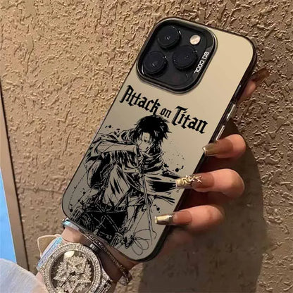 Attack on Titan Anime Cover For Apple iPhone 17 Air 16E 16 15 14 13 12 mini Pro Max Plus Colorful Phone Case