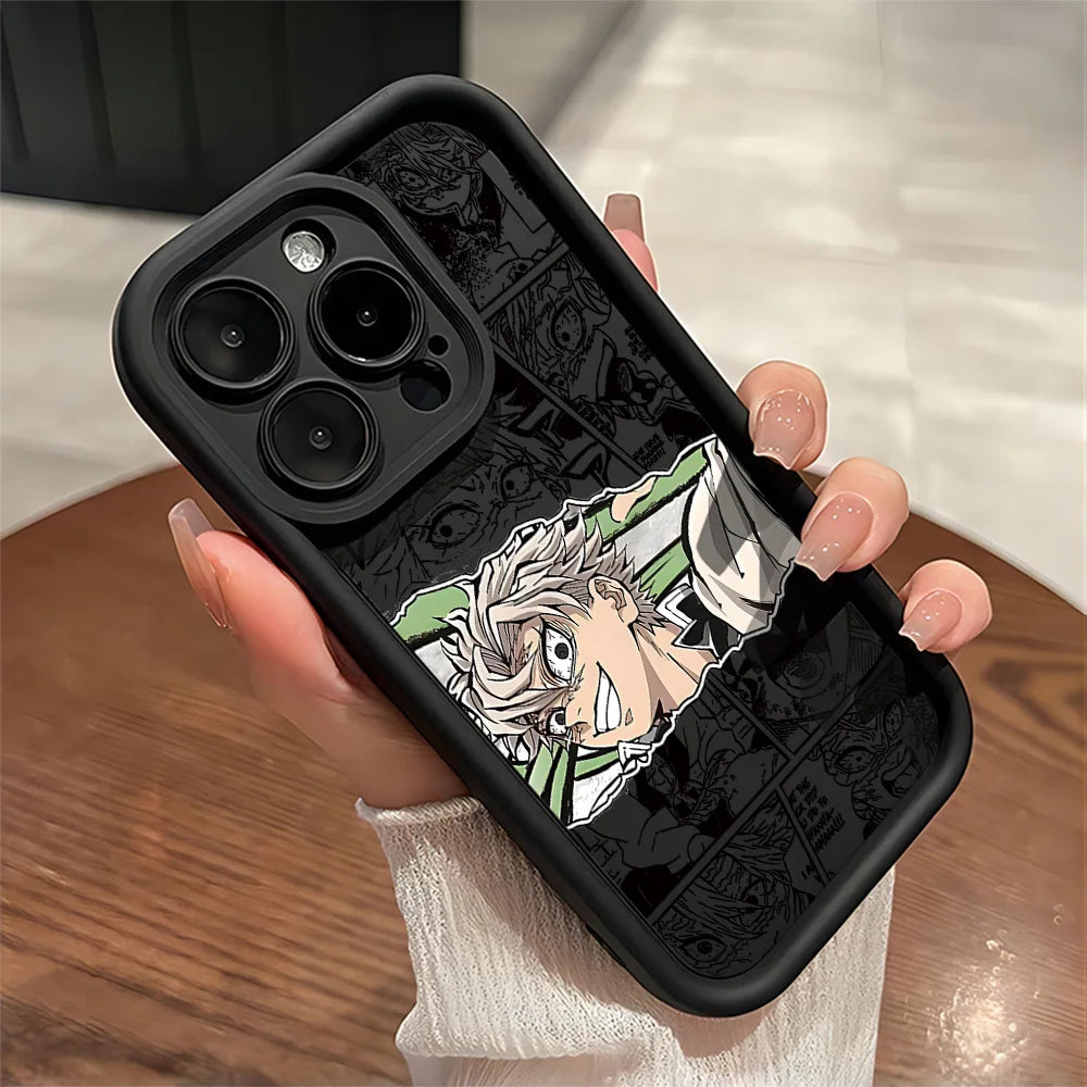 Anime D-DemonS Cool S-SlayerS Hot Phone Case For IPhone 17 16e 16 15 14 13 12 11 Air Pro Max Mini Plus Soft TPU Back Cover