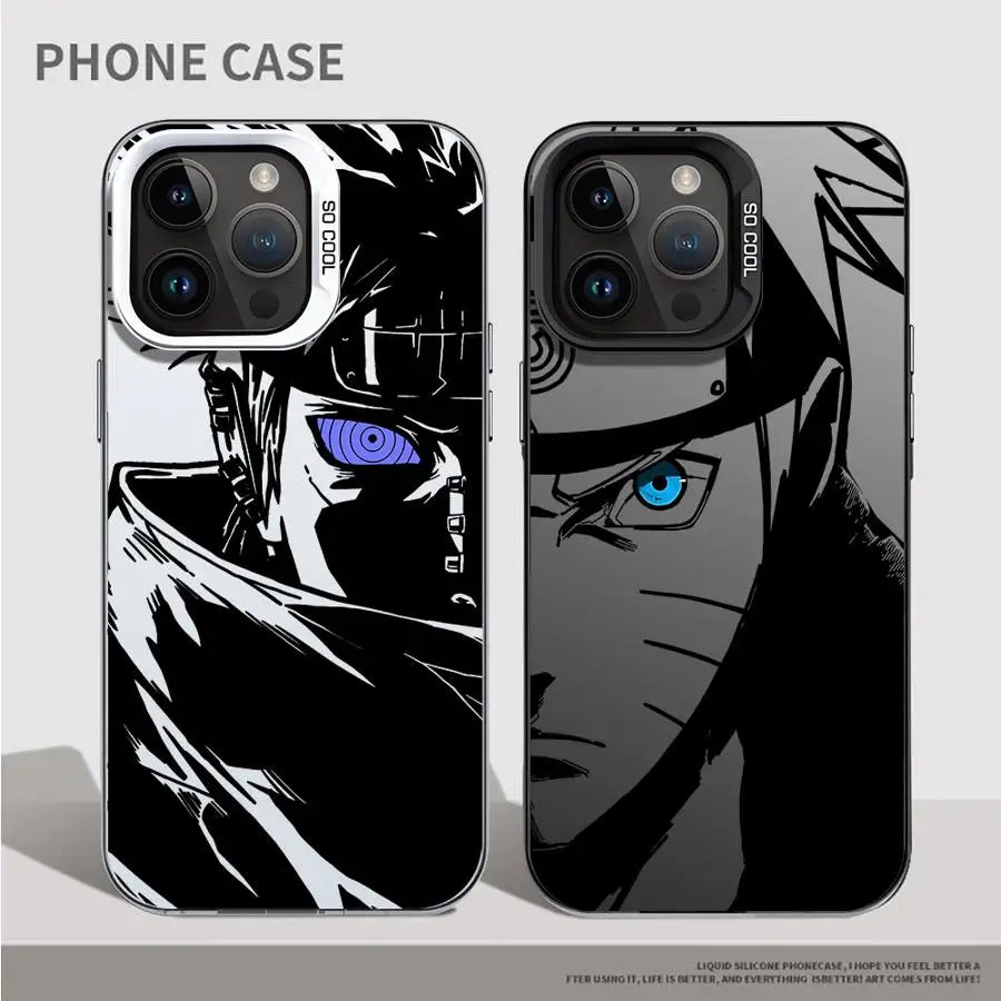 Soft Cover Phone Case for iPhone 13Pro 14 Pro MAX 15 Plus 12 13 16Pro 11 16 16e Anime N-N-arutoS