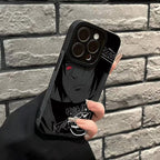 NARUTOs Itachies Pains Phone Case for Apple iPhone 17 Air 16 16e 15 14 Plus 13 12 11 Pro Max Luxury Leather Texture Cover