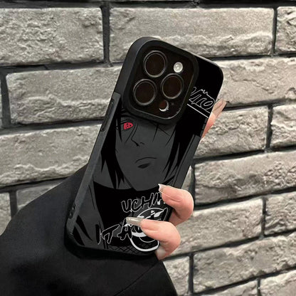 NARUTOs Itachies Pains Phone Case for Apple iPhone 17 Air 16 16e 15 14 Plus 13 12 11 Pro Max Luxury Leather Texture Cover