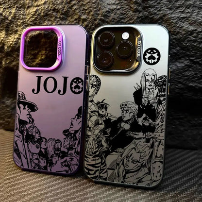 J-JoJos Bizarre Adventure Phone Case For iPhone 17 16e 16 15 14 13 12 11 mini Pro Max X XR 8 Air Plus Anti Fall Matte Back Cover