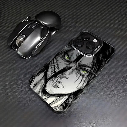 Luxury Attack On Titan Phone Case For iPhone 17 17e 16e 16 15 14 13 12 11 mini Pro Max X XR XSMAX 8 7 Air Plus Anti Fall Matte