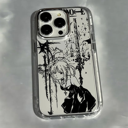 Luxury Clmj Death Note Misa Phone Case For iPhone 17 16e 16 15 14 13 12 11 mini Pro Max X XR XSMAX 8 7 Air Plus Soft Cover