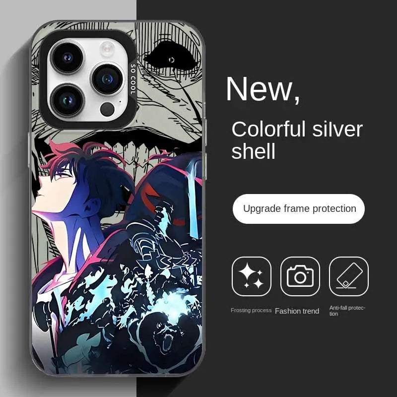 Anime Solos Levelings For Apple iPhone 17 16E 16 15 14 13 12 mini Pro Max Plus Cover Funda Silicone Soft Colorful Phone Case