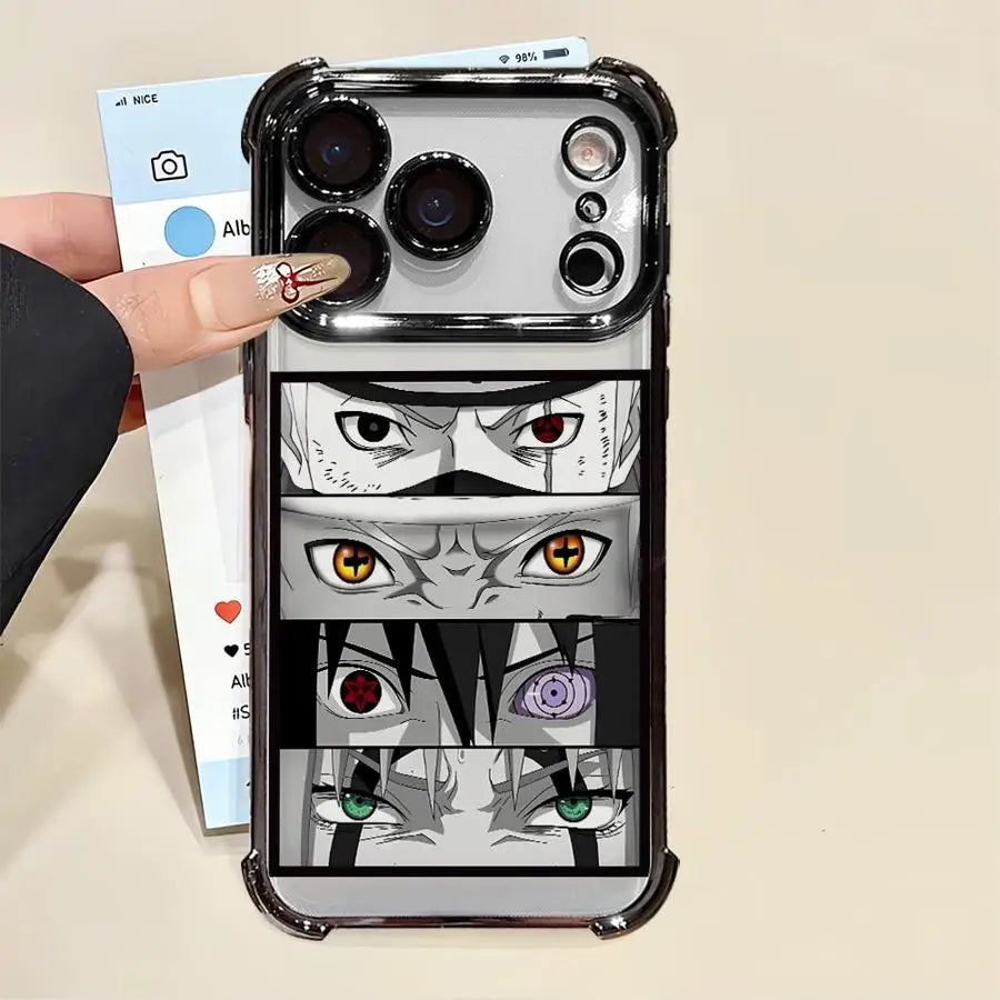 Anime NN-arutoS Clear Cover Case for iPhone 17 Air 16 15 14 Plus 16e 13 12 11 Pro Max