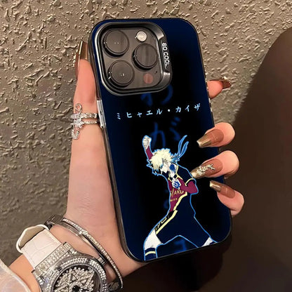 Blue Lock Michael Kaiser Phone Case for iPhone 16 15 14 13 12 11 X XR XS 8 7 Pro Max Plus Translucent Colour Printing Smartphone