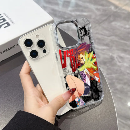 New DanDaDan Anime Phone Case For iPhone 17 16e 16 15 14 13 12 11 mini Pro Max X XR XSMAX 8 7 Air Plus Transparent Soft Cover