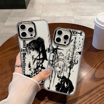 Luxury Clmj Death Note Misa Phone Case For iPhone 17 16e 16 15 14 13 12 11 mini Pro Max X XR XSMAX 8 7 Air Plus Soft Cover