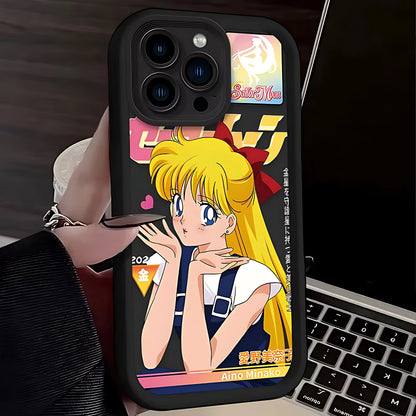 Anime S-Sailors Moons Phone Case for Samsung S26 S25 S24 S23 S22 S21 S20 F06 M16 Note 20 FE Plus Ultra 4G 5G Silicone TPU Cover