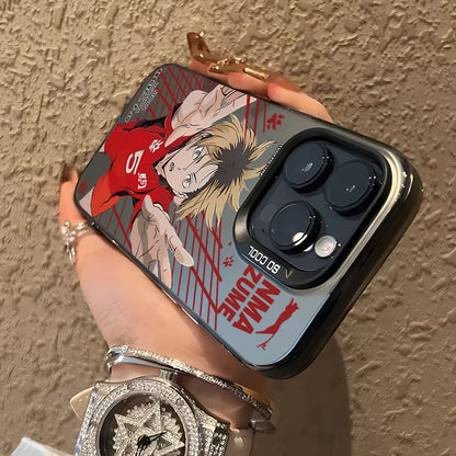 Haikyuu!! Kenma Kozume Phone Case for iPhone 17 Air 16 16e 15 14 Plus 13 12 11 Pro Max X Xs XR 8 Colorful Silver Hard Cover