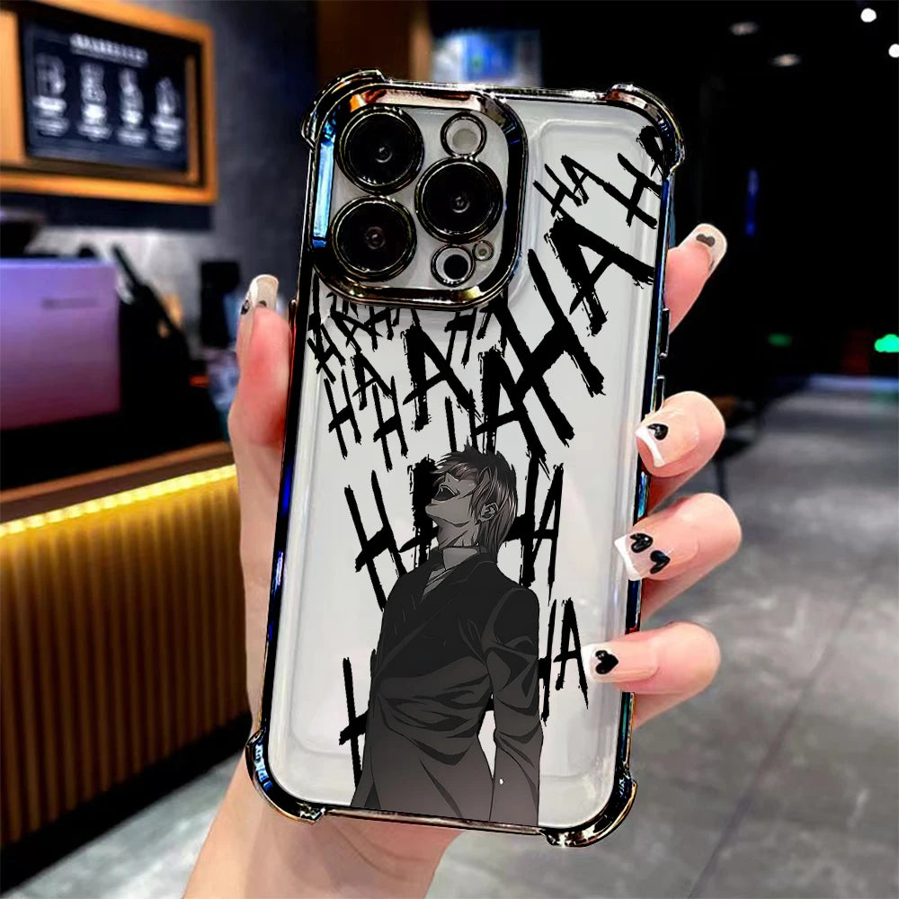 Anime DEATH NOTE Misa Amane Plating Phone Case For iPhone 17 16e 16 15 14 13 12 11 Pro Max X XR XSMax Mini Air Plus Anti-Fall