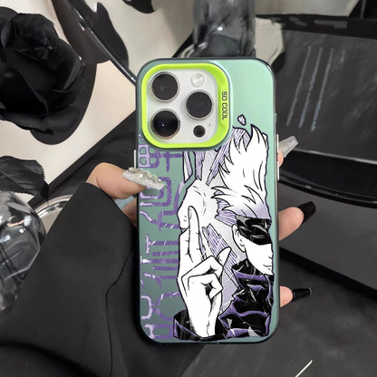 Anime Jujutsu Kaisen Phone Case For IPhone 16 15 14 13 12 11 Pro Max X XR XS 7 8 Plus Mini SE 2020 2022 Case Gojo