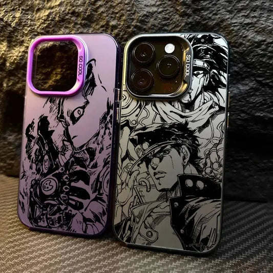 Anime JoJos Bizarre Adventure Phone Case For iPhone 17 16e 16 15 14 13 12 11 mini Pro Max XR XSMAX 8 7 Air Plus Anti Fall Matte