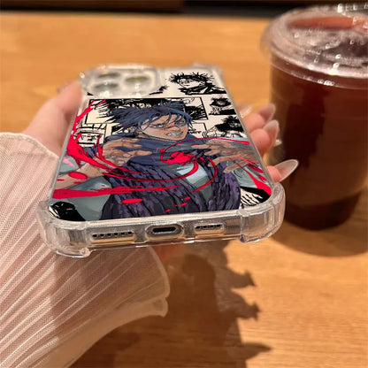 Jujutsus Anime Kaisens Phone Case Clear For iPhone 17 16 14 15 11 12 13 Pro Max 16 E Plus 17 Air Soft Shockproof Anti-fall Cover