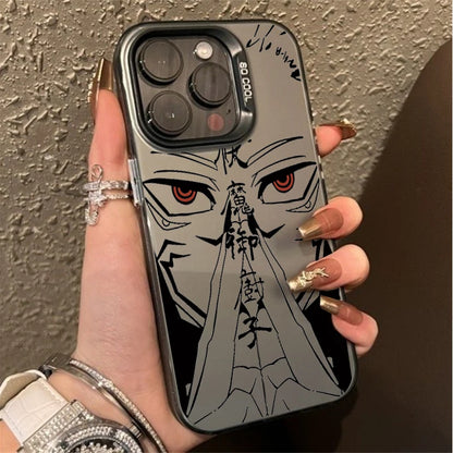Anime Cartoon J-Jujutsu K-Kaisen Phone Case For IPhone 14 15 16 17 Pro Max Plus 12 13 Mini 16E Casing Hard IMD Fashion