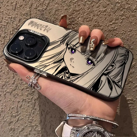 Anime FRIERENS Cute Phone Case For iPhone 17 16e 16 15 14 13 12 11 mini Pro Max X XR XSMAX 8 Air Plus Anti Fall Matte Back Cover