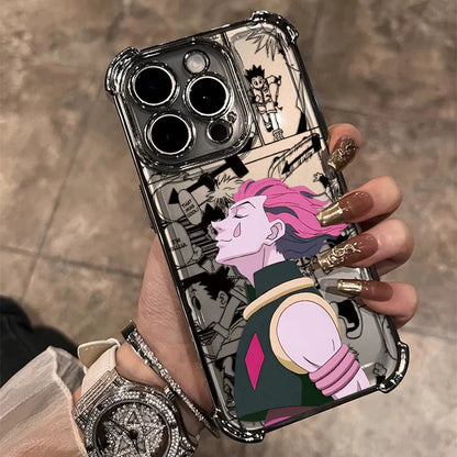 Anime Hunter X Hunter Phone Case For iPhone 17 17e 16e 16 15 14 13 12 11 Pro Max X XR XSMax 7 8 Mini Air Plus Anti-Fall Airabag
