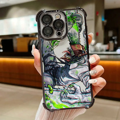 Chainsaws Mans Art Anime Case For Xiaomi 17T Pro 15T 14T 15 14 Poco F5 F7 F8 Ultra M7 M8 X5 X6 X7 X8 Pro Max 5G Shockproof Cover