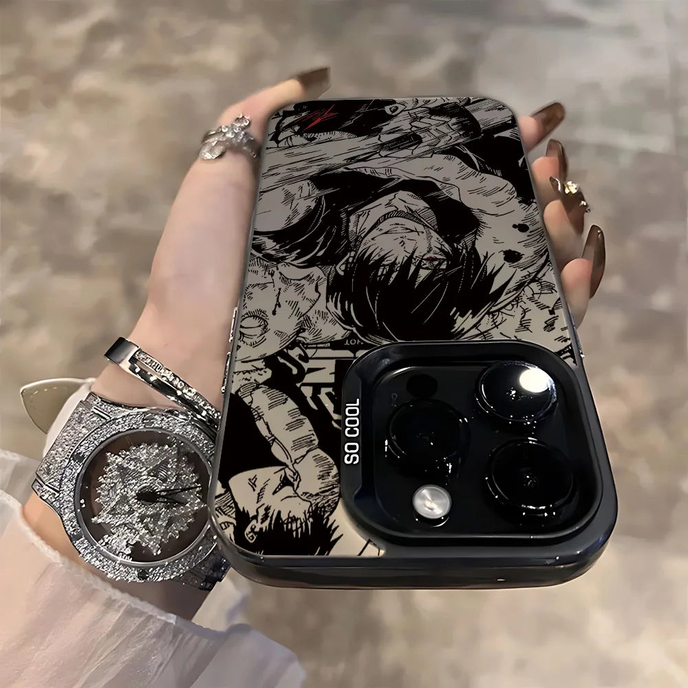 F-Fushiguro T-Toji Phone Case For iPhone 17 16e 16 15 14 13 12 11 mini Pro Max X XR XSMAX 8 7 Air Plus Anti Fall Matte Cover