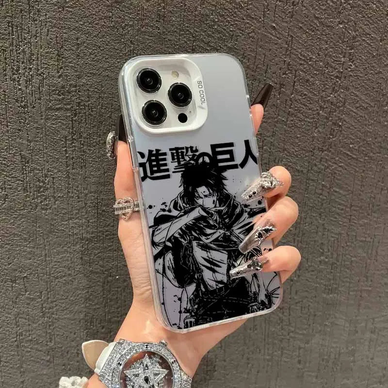 Attack on Titan Anime Cover For Apple iPhone 17 Air 16E 16 15 14 13 12 mini Pro Max Plus Colorful Phone Case