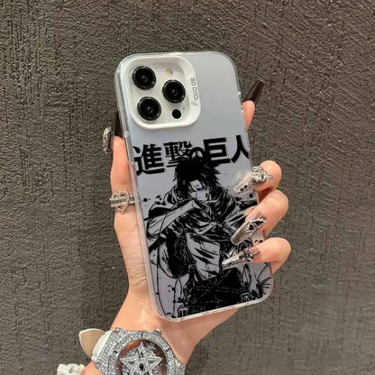 Attack on Titan Anime Cover For Apple iPhone 17 Air 16E 16 15 14 13 12 mini Pro Max Plus Colorful Phone Case
