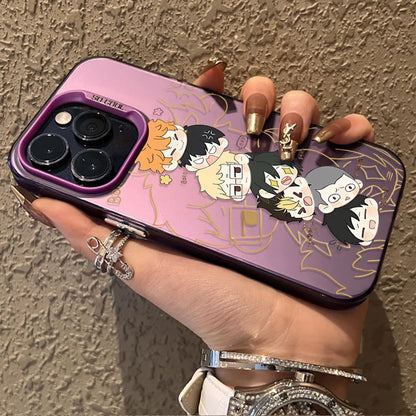 Handsome Anime Haikyuu Hot Hard Case for iPhone 16E 11 12 16 15 14 13 Pro Max XS X XR Plus 8 7 SE 2020 Shockproof Matte Cover PC