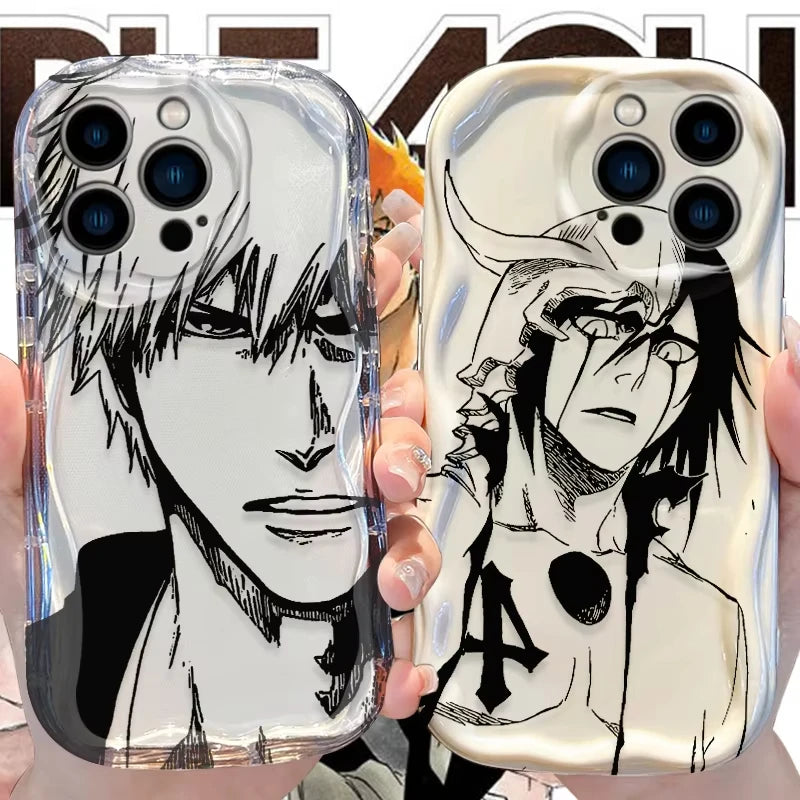 Anime Bleach Wave Phone Case For iPhone 17 Air 16 15 14 13 12 11 Pro Max Plus Mini SE2020 2022 Shockproof Silicone Back Cover