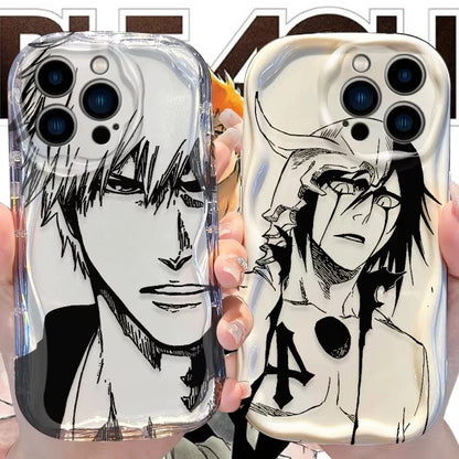 Anime Bleach Wave Phone Case For iPhone 17 Air 16 15 14 13 12 11 Pro Max Plus Mini SE2020 2022 Shockproof Silicone Back Cover