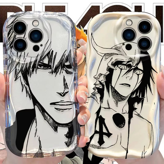 Anime Bleach Wave Phone Case For iPhone 17 Air 16 15 14 13 12 11 Pro Max Plus Mini SE2020 2022 Shockproof Silicone Back Cover