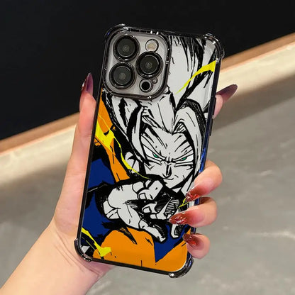 Dragon Ball Vegeta Kakarot Goku Soft Phone Cover Case for iPhone 14 16 Pro Max 13 15 Plus 11 12 17 Air