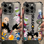Hot Dragon Ball Plating Phone Case For iPhone 17 17e 16e 16 15 14 13 12 11 Pro Max X XR XSMax 7 8 Mini Air Plus Anti-Fall