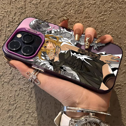 Anime Death Note Phone Case For IPhone 17 Air 16 e 15 14 13 12 11 Pro Max Plus Min SE 2020 2022 Misa Yagami Light