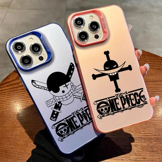 ONE PIECE Edward Newgate Wanted Phone Case For IPhone 16 15 14 13 12 11 Pro Max Whitebeard Pirates Zoro Model Shockproof Cover