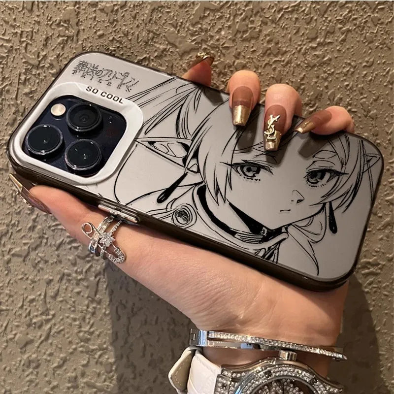 Anime FRIERENS Cute Phone Case for Samsung Galaxy S26 S25 S24 S23 S22 S21 S20 Note20 Ultra Edge Plus 4G 5G Anti Fall Matte Cover