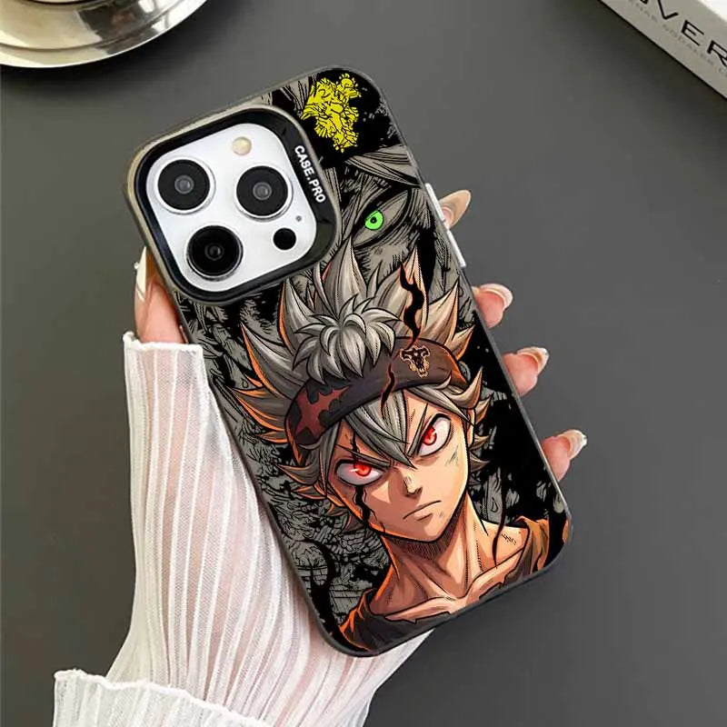 Asta Black Clover For Apple iPhone 17 16E 16 15 14 13 12 mini Pro Max Plus Cover Funda Siliconea Soft Capa Colorful Phone Case