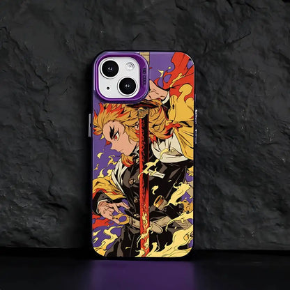 Kyojuro Rengoku Phone Case For IPhone 17 16 15 14 13 12 Mini 11 8 7 Pro Max Plus Colorful Phone Case
