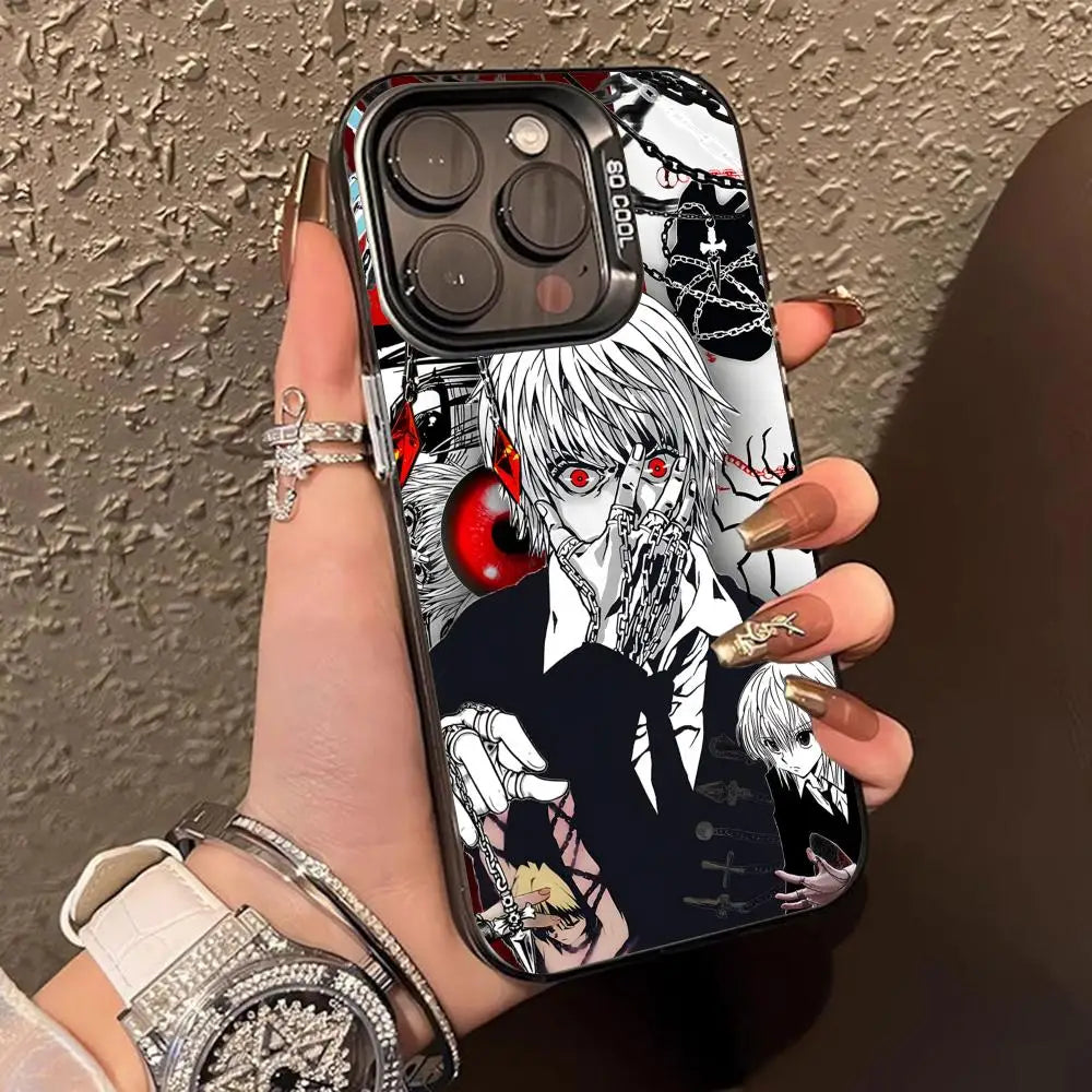 Hunter Kurapika Mobile Phone Case for iPhone 17 16 15 14 13 12 11 X XR XS 8 7 Pro Max Plus Translucent Colour Protective Luxury