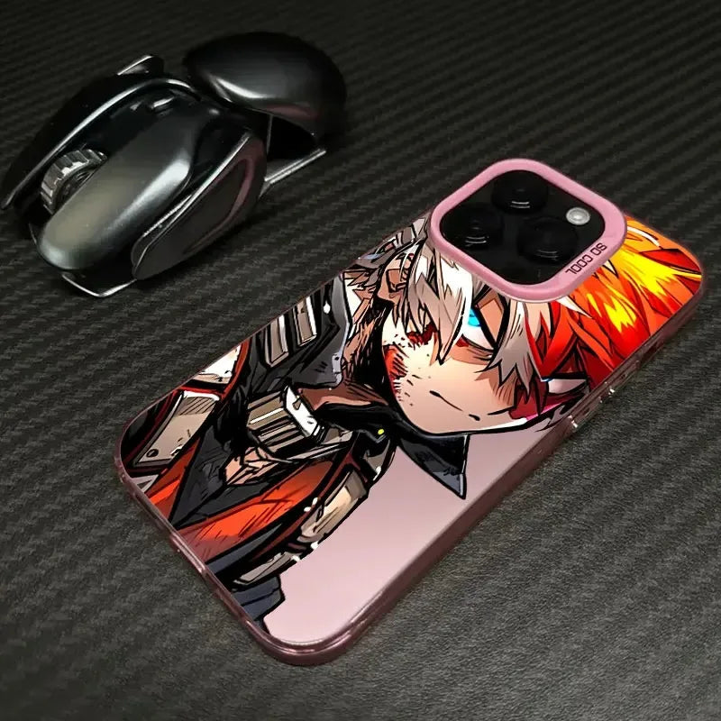 Hot Anime My Hero Academia Phone Case For iPhone 17 17e 16e 16 15 14 13 12 11 mini Pro Max X XR XSMAX 8 7 Air Plus Anti Fall