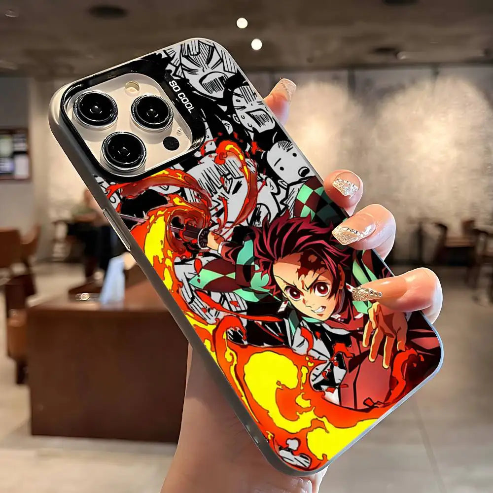 K-Kimetsus No Y-Yaibas Phone Case For IPhone 17 16 15 14 13 12 Mini 11 8 7 Pro Max Plus Colorful Phone Case