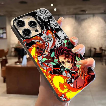 K-Kimetsus No Y-Yaibas Phone Case For IPhone 17 16 15 14 13 12 Mini 11 8 7 Pro Max Plus Colorful Phone Case