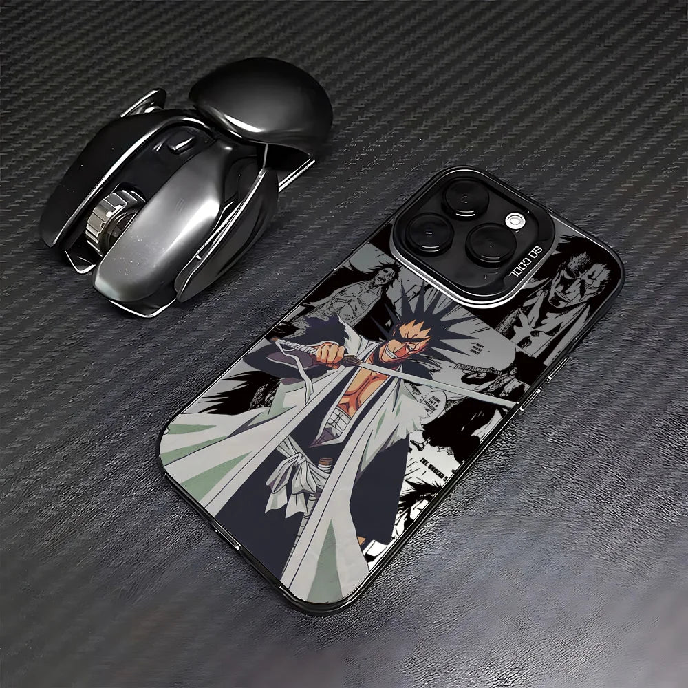 Anime Cool BLEACHS Phone Case For iPhone 16e 16 15 14 13 12 11 mini Pro Max X XR XSMAX 8 7 Plus Anti Fall Matte Back Cover Funda