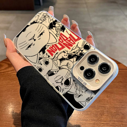 DandadanS Anime Hot New Frosted Phone Case for iPhone 17 Air 16 E 15 14 Plus 13 12 Mini 11 Pro Max Acrylic Sheet Silicone Cover