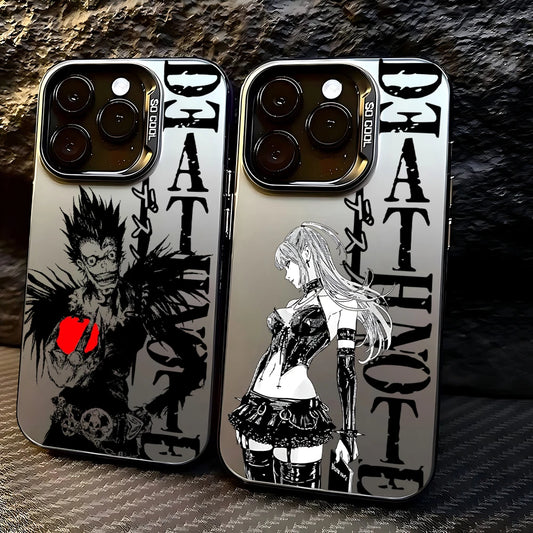 Anime Death Note Phone Case For iPhone 17 16e 16 15 14 13 12 11 mini Pro Max X XR XSMAX 8 7 Air Plus Anti Fall Matte Back Cover