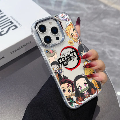 Kamado Nezuko Demons Slayers Phone Case For iPhone 17 16e 16 15 14 13 12 11 Pro Max XR XSMAX 8 7 Air Plus Transparent Soft Cover