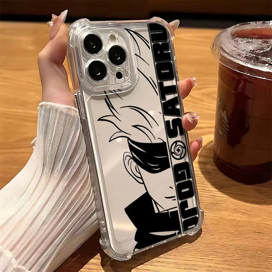 Anime Jujutsus Kaisens Gojo Phone Case For iPhone 17 Air 16 e 15 14 13 12 11 Pro Max Plus Mini SE 2020 2022 Shockproof Cover