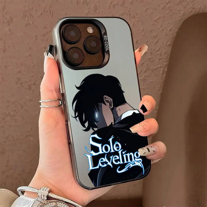 Anime Solos Levelings Phone Case For iPhone 16 15 14 13 12 11 Pro Max X XR XSMAX 8 7 Plus Matte Shockproof Back Anti Fall Cover