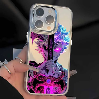 Black Clover Anime Phone Case For Apple iPhone 17 AIR 16E 15 14 13 12 11 Pro Max Plus Transparent Soft Cover