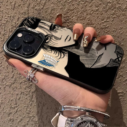 Eren Yeager Attack on Titan Phone Case For iPhone 17 16e 16 15 14 13 12 11 Pro Max X XR XSMAX 8 7 Air Plus Anti Fall Matte Cover